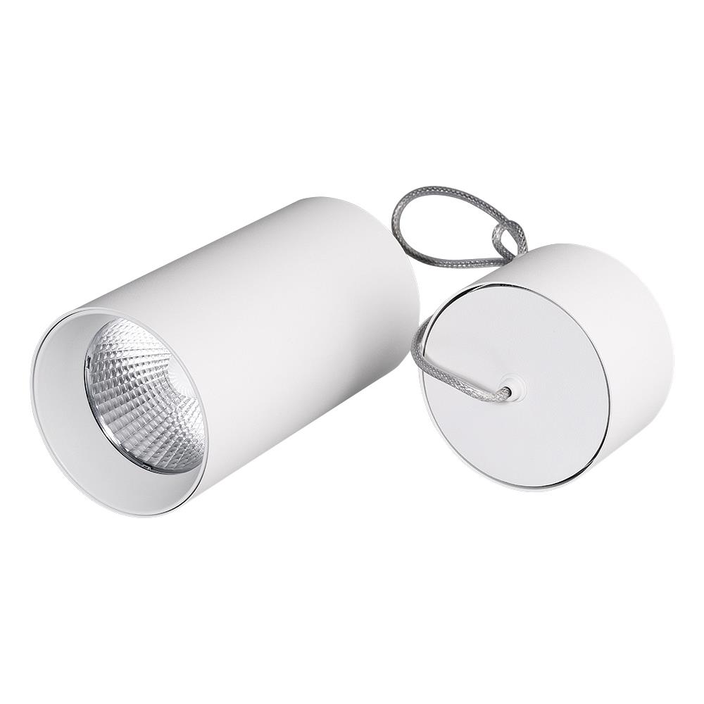 Светильник подвесной Arlight SP-POLO-R85-2-15W Warm White 40deg (White, White Ring)
