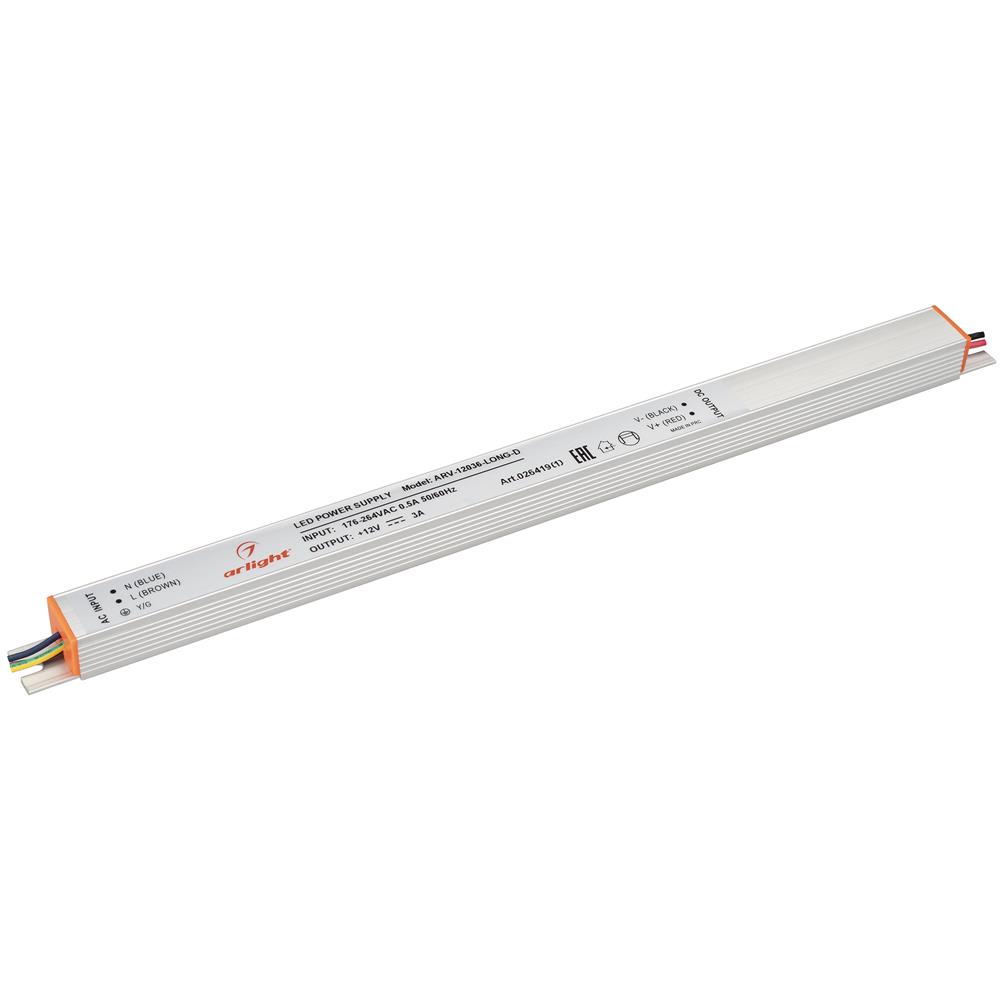 Блок питания Arlight ARV-12036-LONG-D (12V, 3A, 36W)