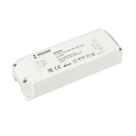 Диммер Arlight TY-102-24V-30W-MIX-WF-SUF (230V, WIFI, 433MHz, 2x0.6A)