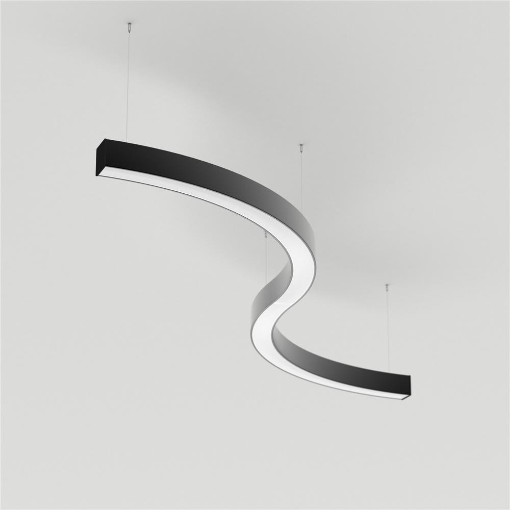 Светильник Arlight SP-LINE-HANG ARC-S3535-D800-65W Warm3000 (BLACK, 230V)