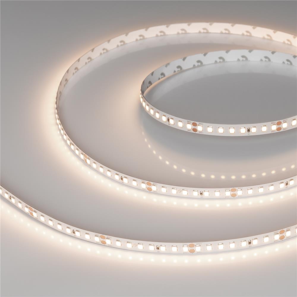 Светодиодная лента Arlight RT-A160-8mm 24V Warm3500 (12 W/m, IP20, 2835, 50m)