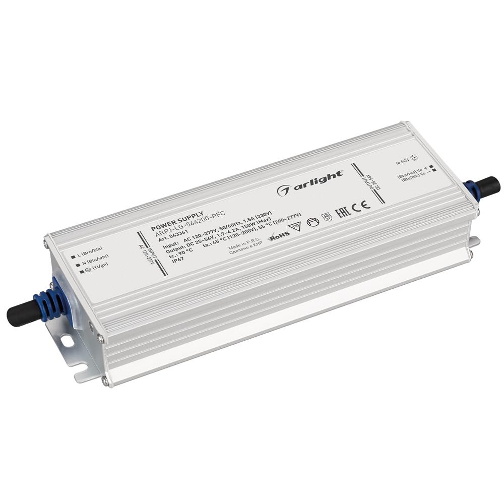 Блок питания Arlight ARPJ-LG-564200-PFC (150W, 25-56V, 1.7-4.2A)