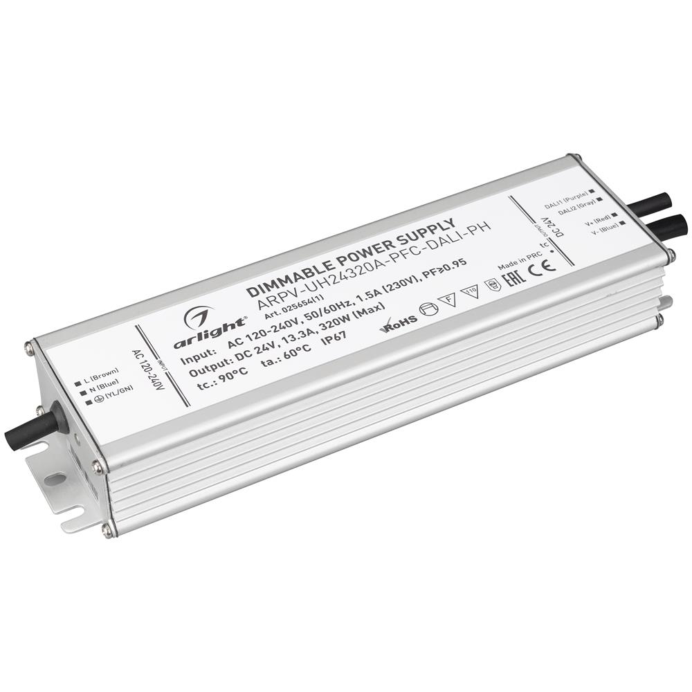 Блок питания Arlight ARPV-UH24320A-PFC-DALI-PH (24V, 13.3A, 320W)