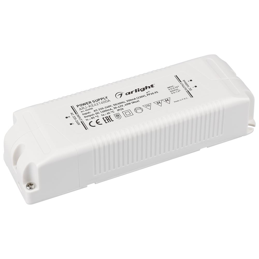 Блок питания Arlight ARJ-KE421400A (60W, 1400mA, PFC)