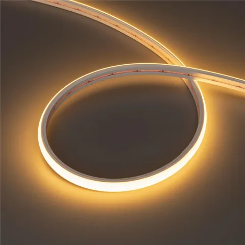 Светодиодная лента герметичная Arlight MOONLIGHT-TOP-X320-11x7mm 24V Warm2700 (10 W/m, IP65, CSP, 5m, wire x2)