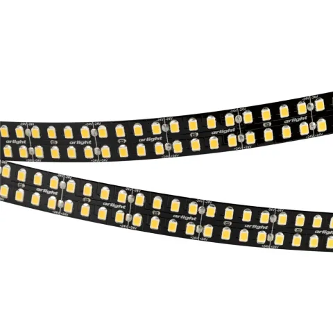 Светодиодная лента Arlight RT-A320-BLACK-15mm 24V Warm3000 CRI98 (24 W/m, IP20, 2835, 5m)