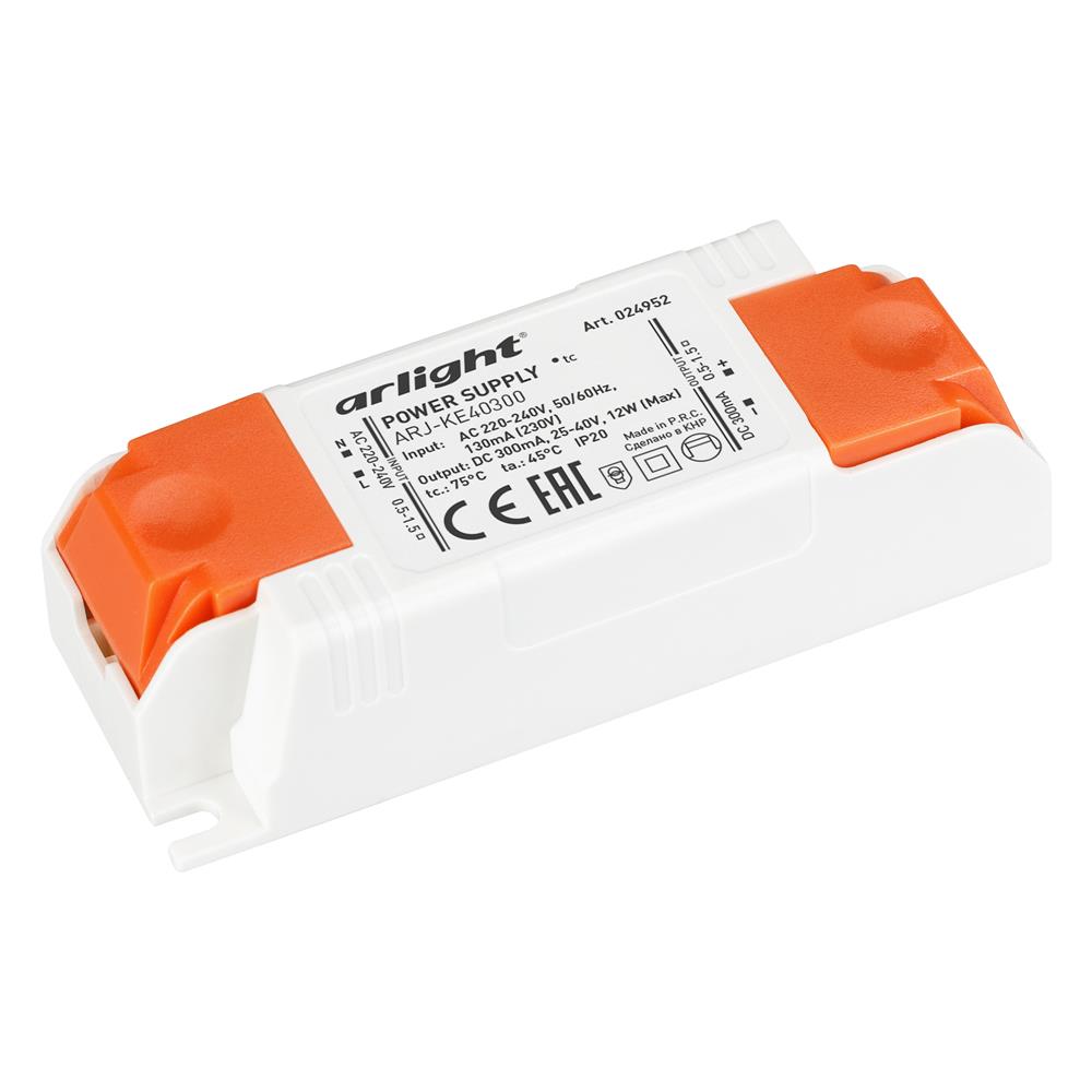 Блок питания Arlight ARJ-KE40300 (12W, 300mA)