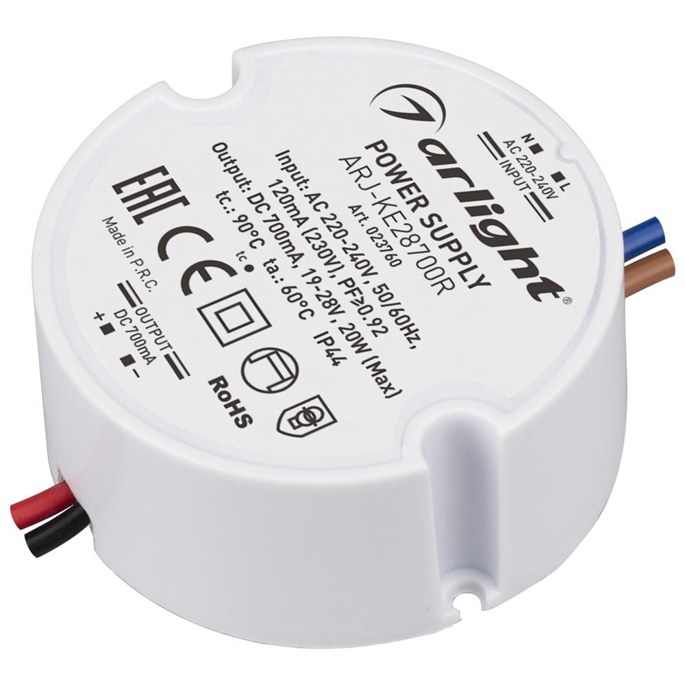 Блок питания Arlight ARJ-KE28700R (20W, 700mA, PFC)
