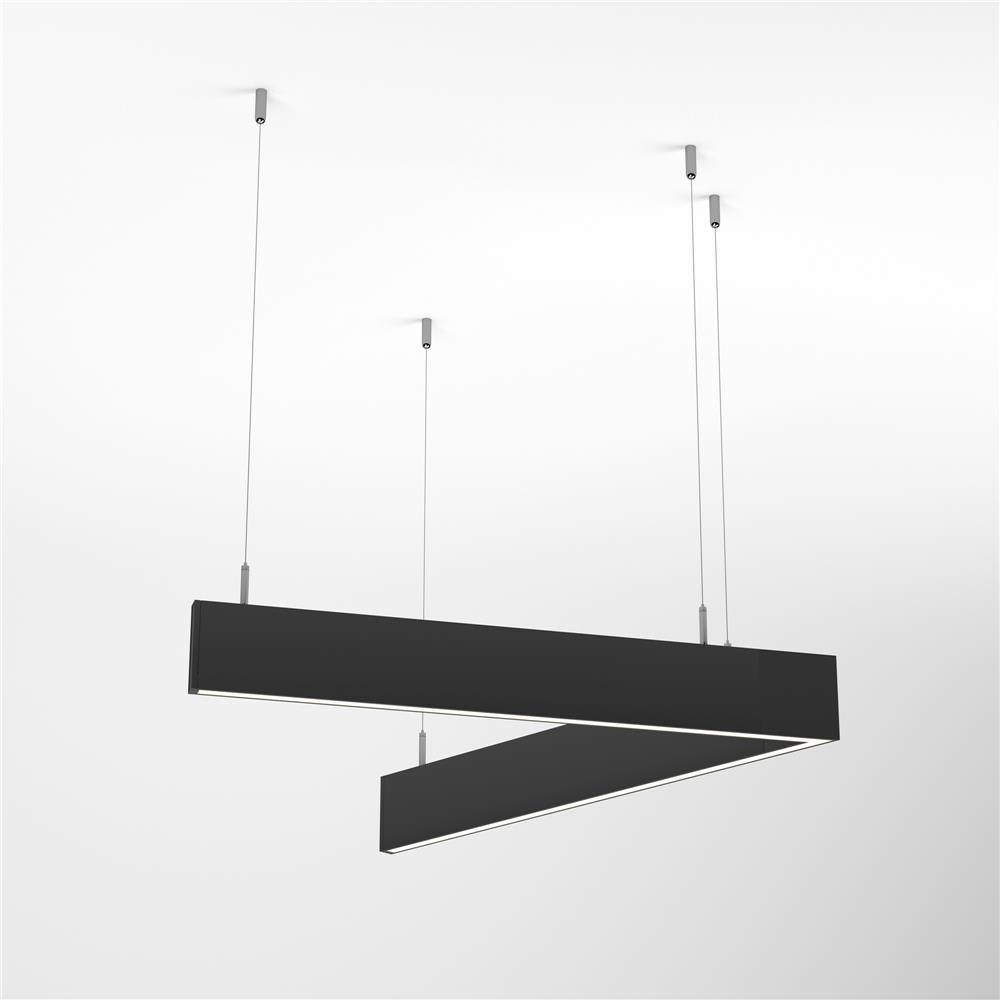 Светильник Arlight ALT-LINEAIR-ANGLE-60-FLAT-UPDOWN-DIM-1290x1115-85W Warm3000 (BK, 100 deg, 230V)