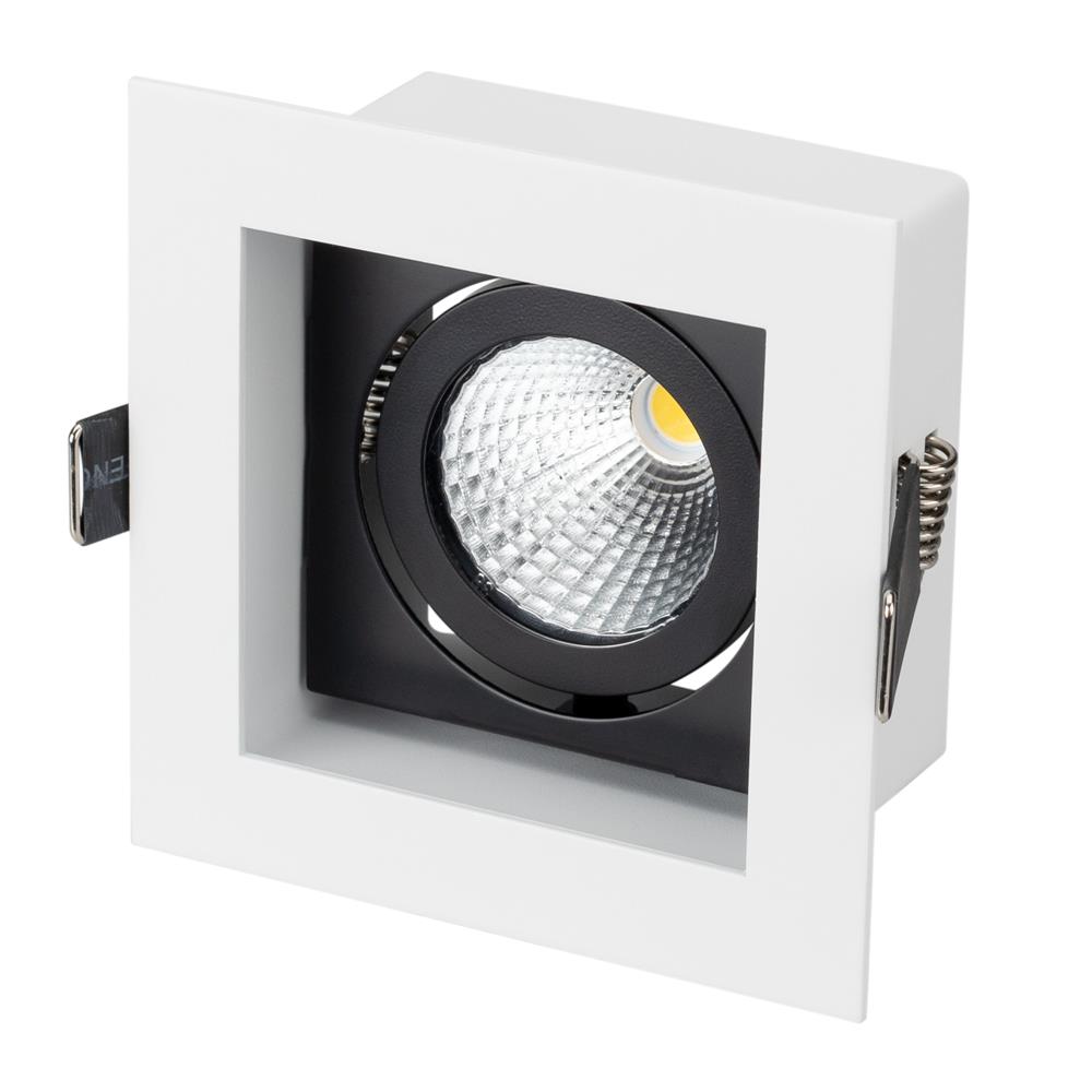 Светильник Arlight CL-KARDAN-S102x102-9W Day (WH-BK, 38 deg)