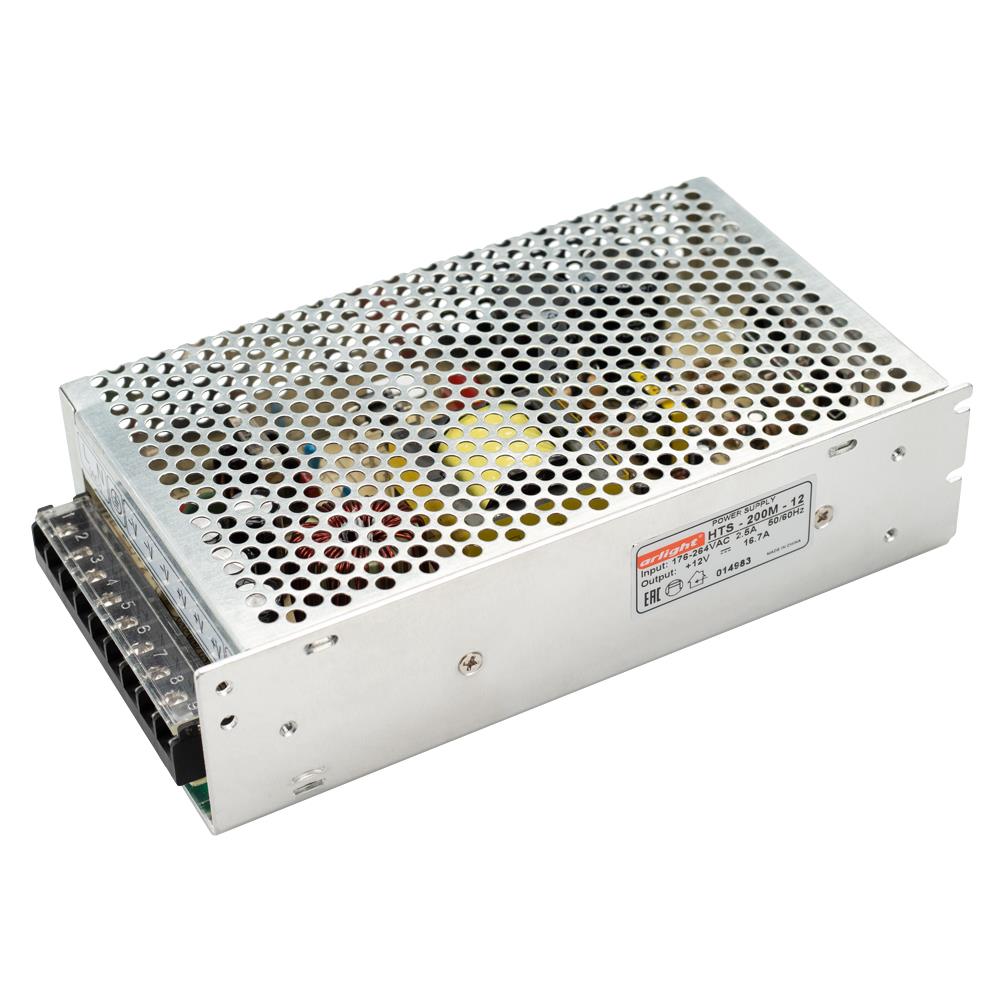 Блок питания Arlight HTS-200M-12 (12V, 16.7A, 200W)