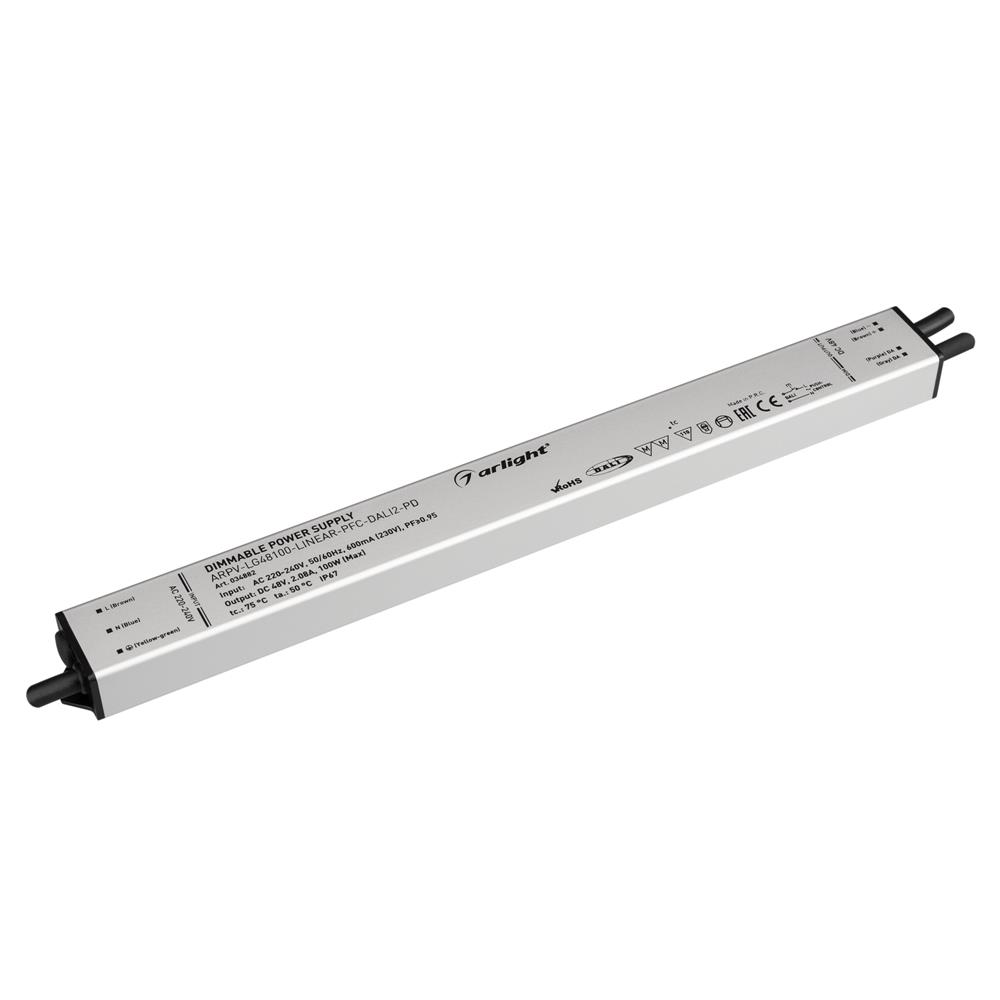 Блок питания Arlight ARPV-LG48100-LINEAR-PFC-DALI2-PD (48V, 2.08A, 100W)