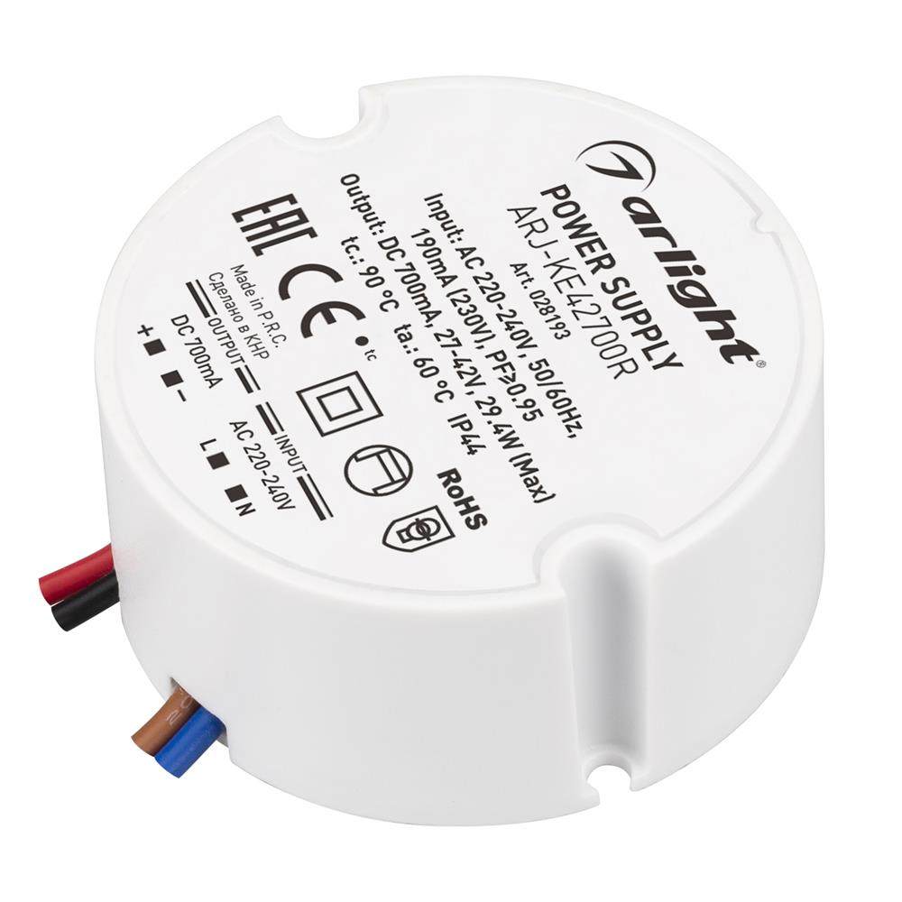 Блок питания Arlight ARJ-KE42700R (29W, 700mA, PFC)