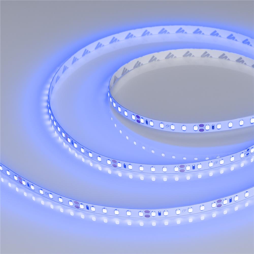 Светодиодная лента Arlight RT-A120-8mm 24V Blue (9.6 W/m, IP20, 5m)
