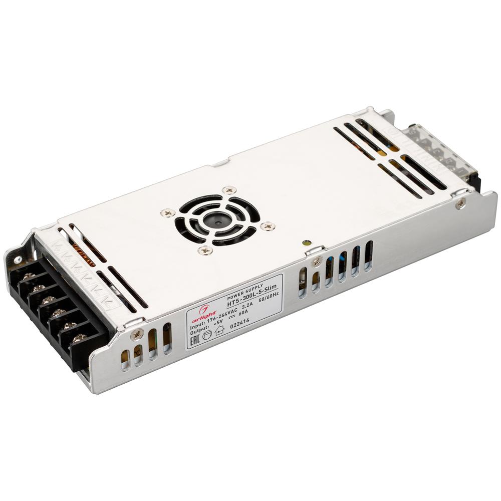 Блок питания Arlight HTS-300L-5-Slim (5V, 60A, 300W)