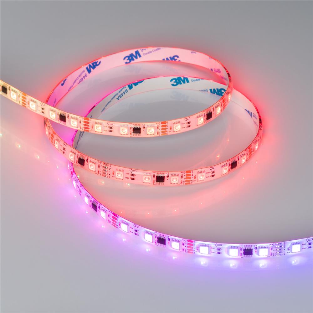 Светодиодная лента герметичная Arlight DMX-SE-B60-10mm 12V RGB-PX3 (14 W/m, IP65, 5060, 5m)