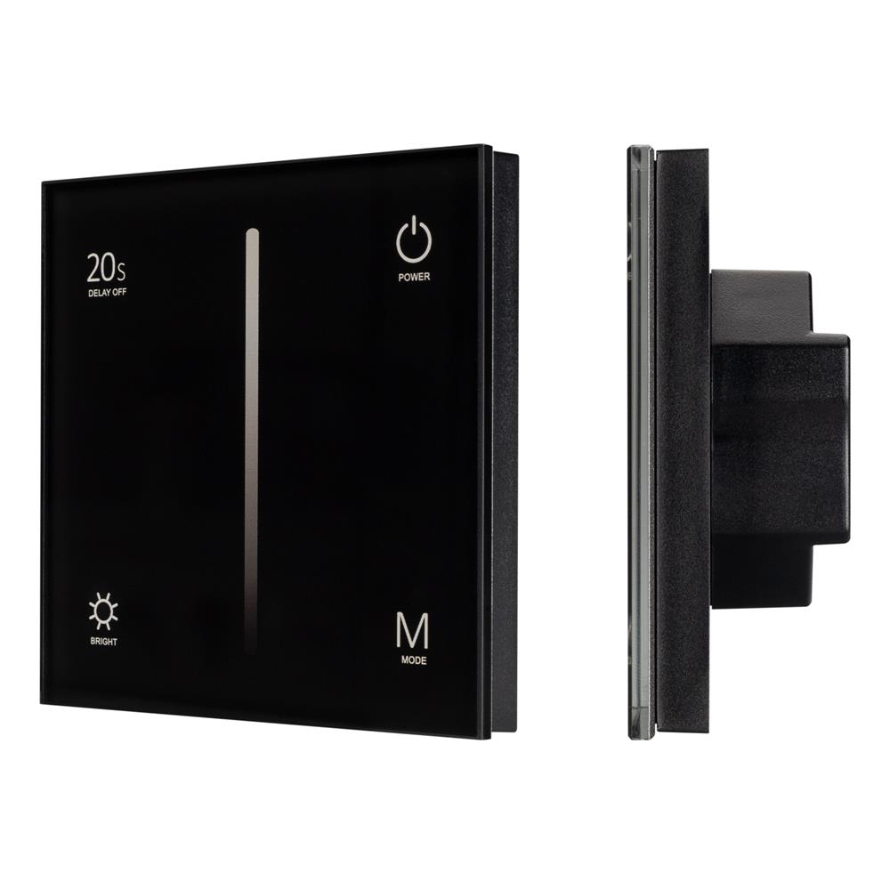 Панель Arlight SMART-P36-DIM-IN Black (230V, 1.2A, TRIAC, Sens, 2.4G)