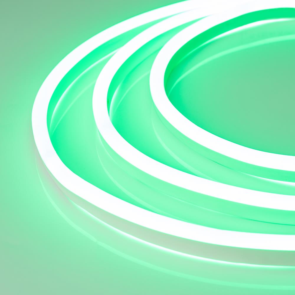 Гибкий неон Arlight ARL-CF2835-Mini-24V Green (16x8mm)