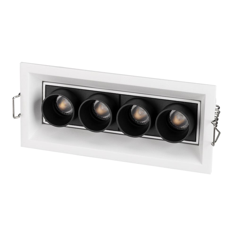 Светильник Arlight MS-ORIENT-BUILT-TURN-TC-S67x150-10W Warm3000 (WH-BK, 30 deg, 230V)