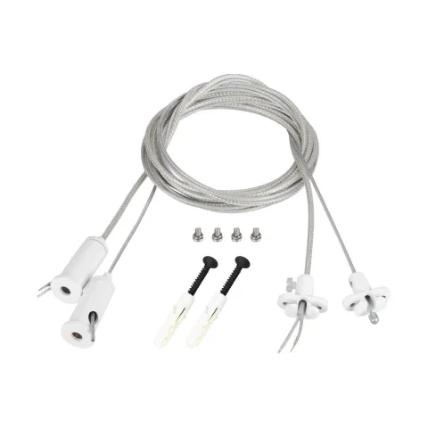 Подвес токопроводящий Arlight ARL-2x2m Set WHITE (Pad 15x2mm, 2x20AWG)