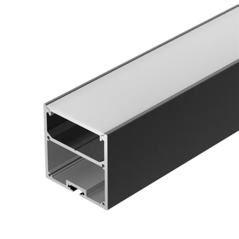Профиль с экраном Arlight SL-LINE-5050-2500 BLACK+OPAL