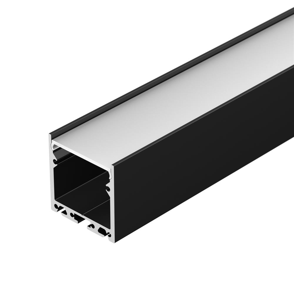 Профиль с экраном Arlight SL-LINE-3535-2500 BLACK+OPAL