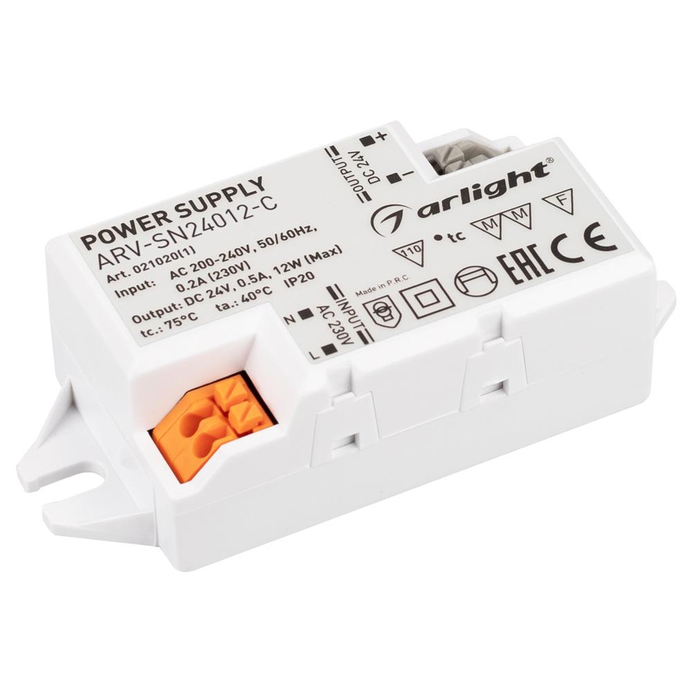 Блок питания Arlight ARV-SN24012-C (24V, 0.5A, 12W)