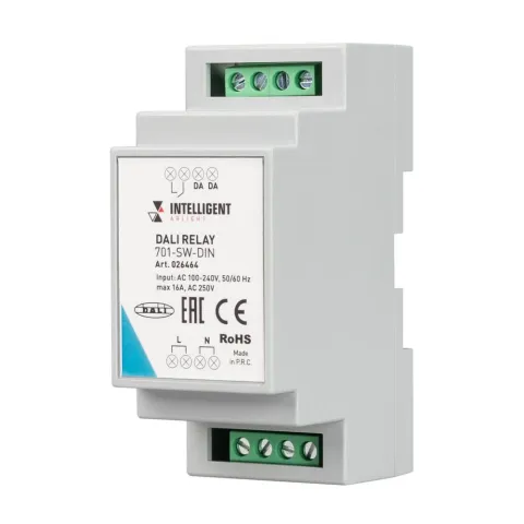 Релейный модуль Arlight DALI-701-SW-DIN (BUS, 16A)