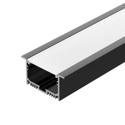 Профиль с экраном Arlight SL-LINIA62-F-2500 BLACK+OPAL