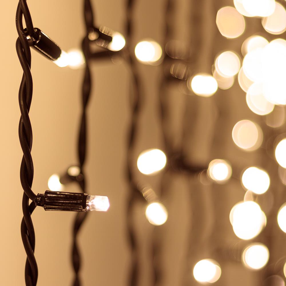 Светодиодная гирлянда Ardecoled ARD-CURTAIN-PRO-2000x3000-BLACK-760LED-STD WARM (230V, 70W)