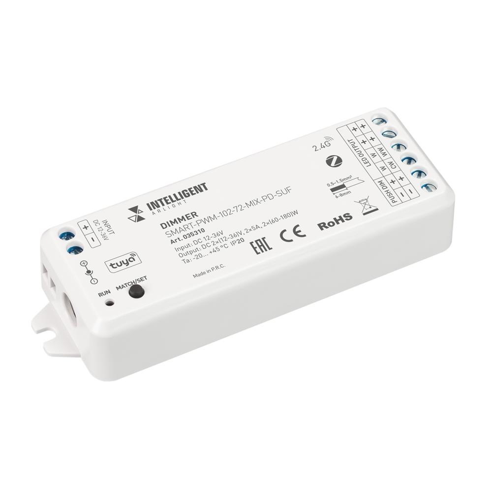 Диммер Arlight SMART-PWM-102-72-MIX-PD-SUF (12-36V, 2x5A, ZB, 2.4G)