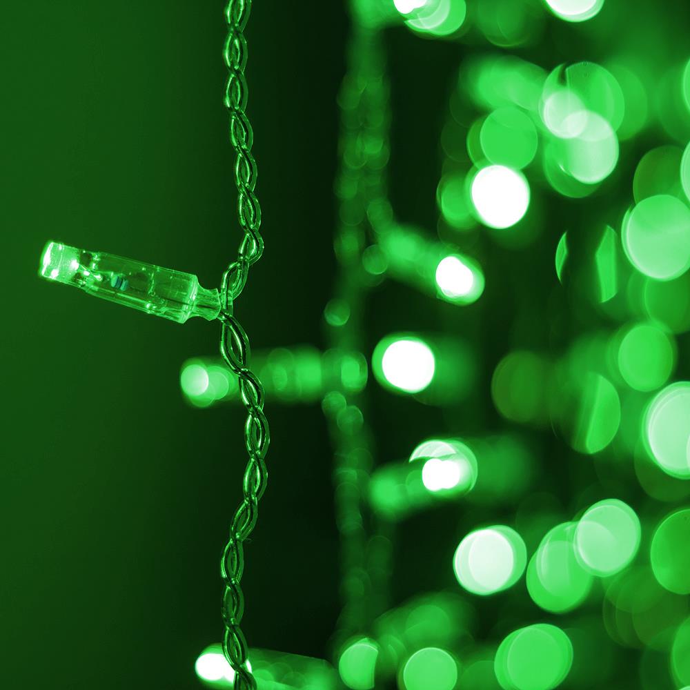 Светодиодная гирлянда Ardecoled ARD-CURTAIN-CLASSIC-2000x1500-CLEAR-360LED Green (230V, 60W)