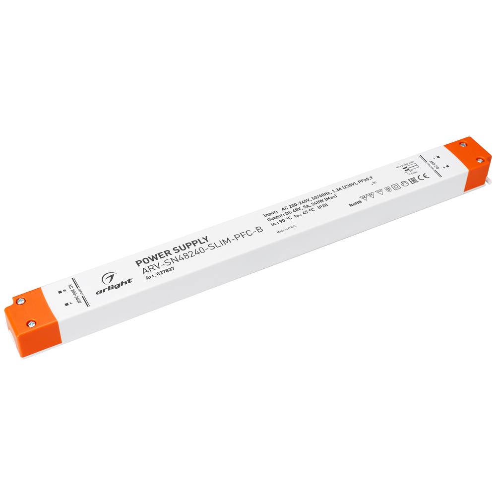 Блок питания Arlight ARV-SN48240-SLIM-PFC-B (48V, 5A, 240W)