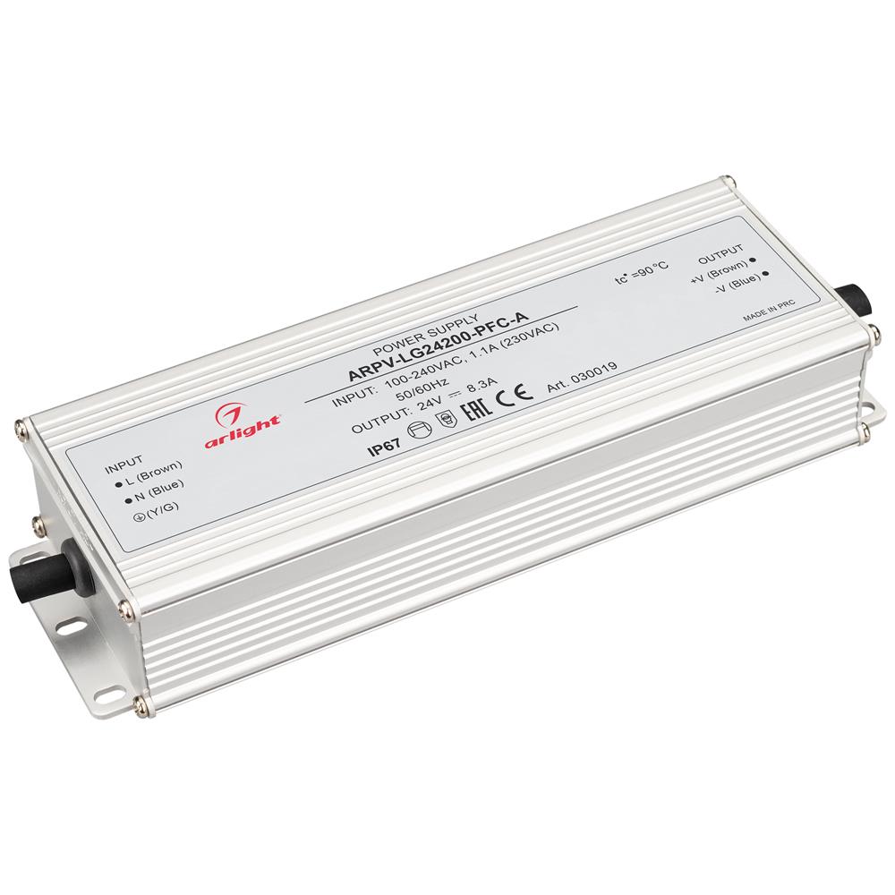 Блок питания Arlight ARPV-LG24200-PFC-A (24V, 8.3A, 200W)