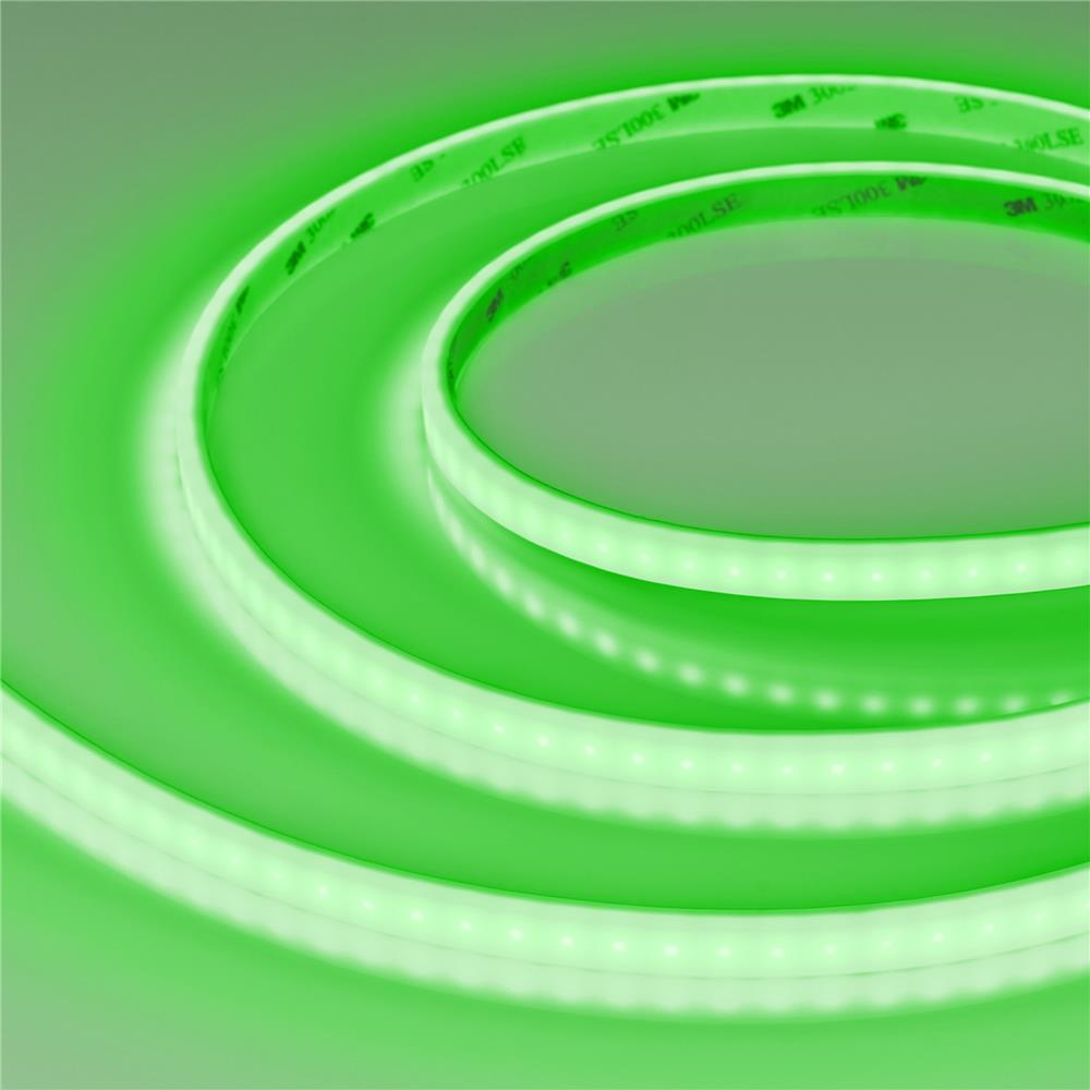 Светодиодная лента герметичная Arlight RTW-PSW-A120-10mm 24V Green (9.6 W/m, IP67, 2835, 5m)
