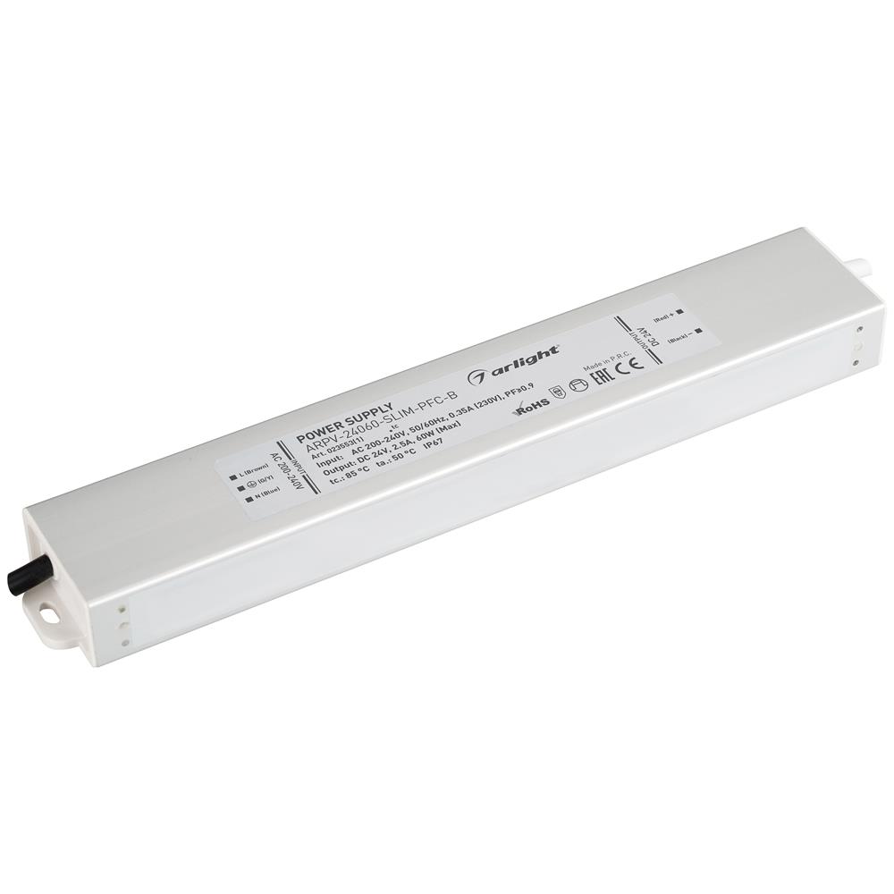 Блок питания Arlight ARPV-24060-SLIM-PFC-B (24V, 2.5A, 60W)