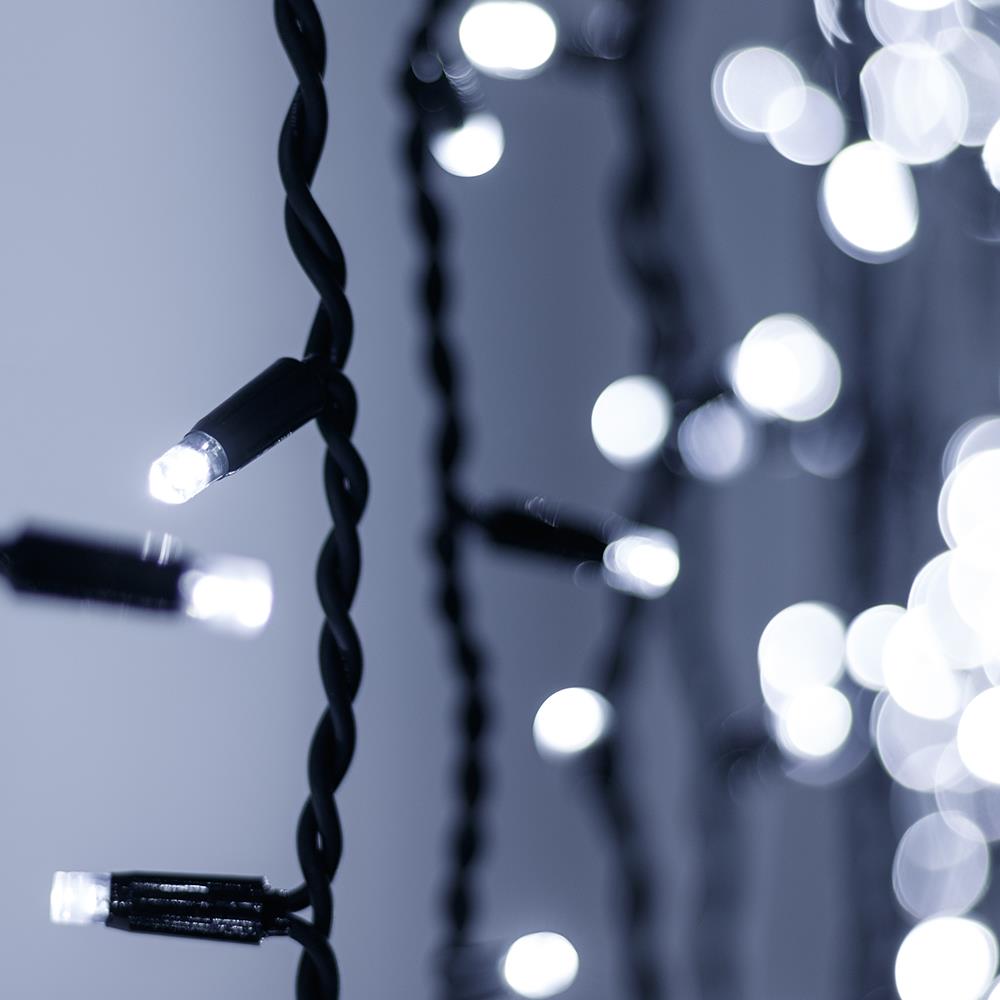 Светодиодная гирлянда Ardecoled ARD-CURTAIN-PRO-2000x3000-BLACK-760LED-FLASH WHITE/WHITE (230V, 70W)