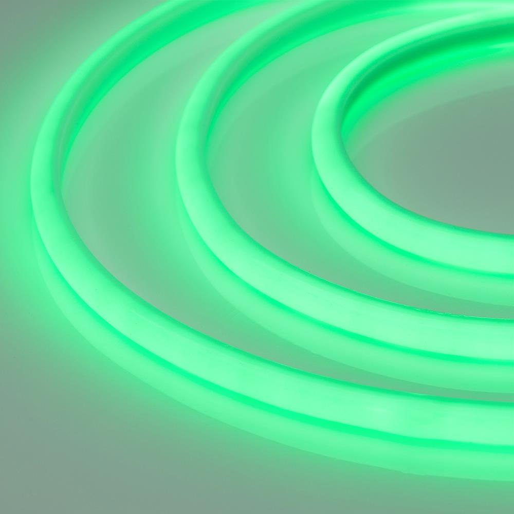 Светодиодная лента герметичная Arlight RTW-PWT-A180-13mm 24V Green (14.4 W/m, IP68, 2835, 5m)