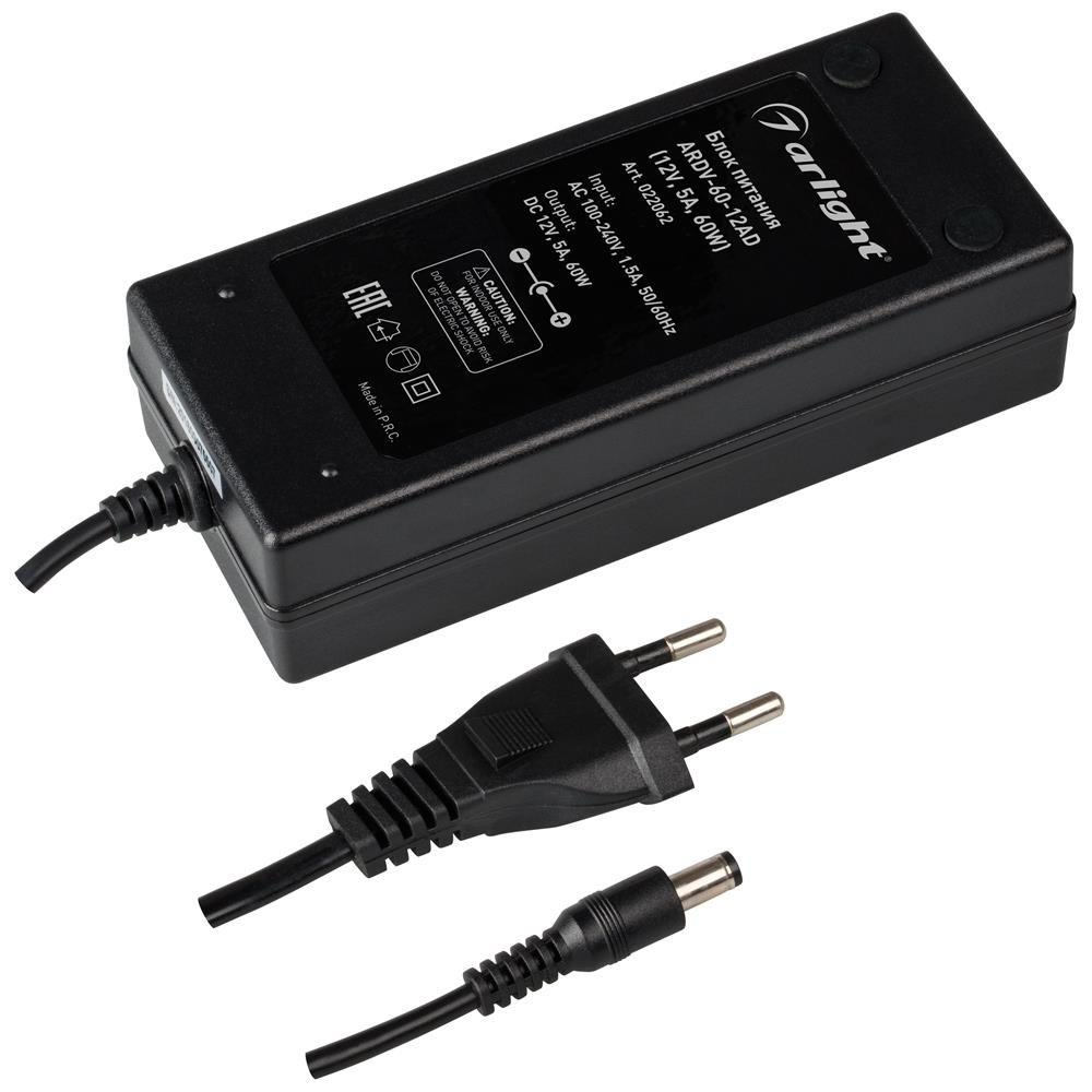 Блок питания Arlight ARDV-60-12AD (12V, 5A, 60W)