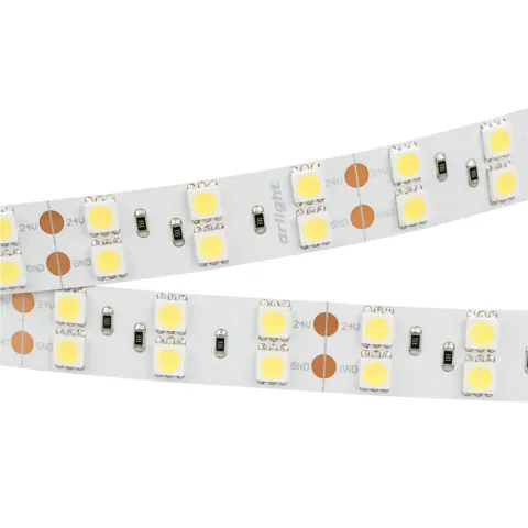 Светодиодная лента Arlight RT-B120-15mm 24V White6000 (28.8 W/m, IP20, 5060, 5m)