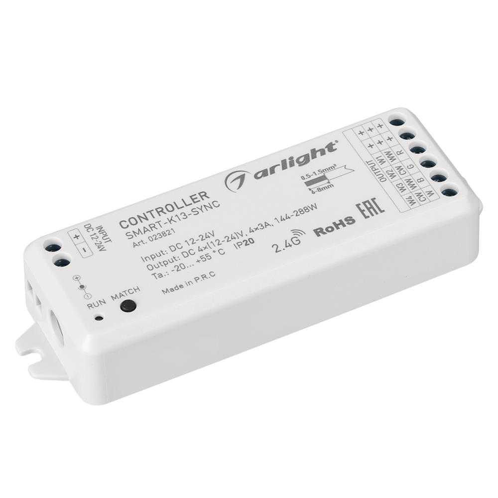 Контроллер Arlight SMART-K13-SYNC (12-24V, 4x3A, 2.4G)
