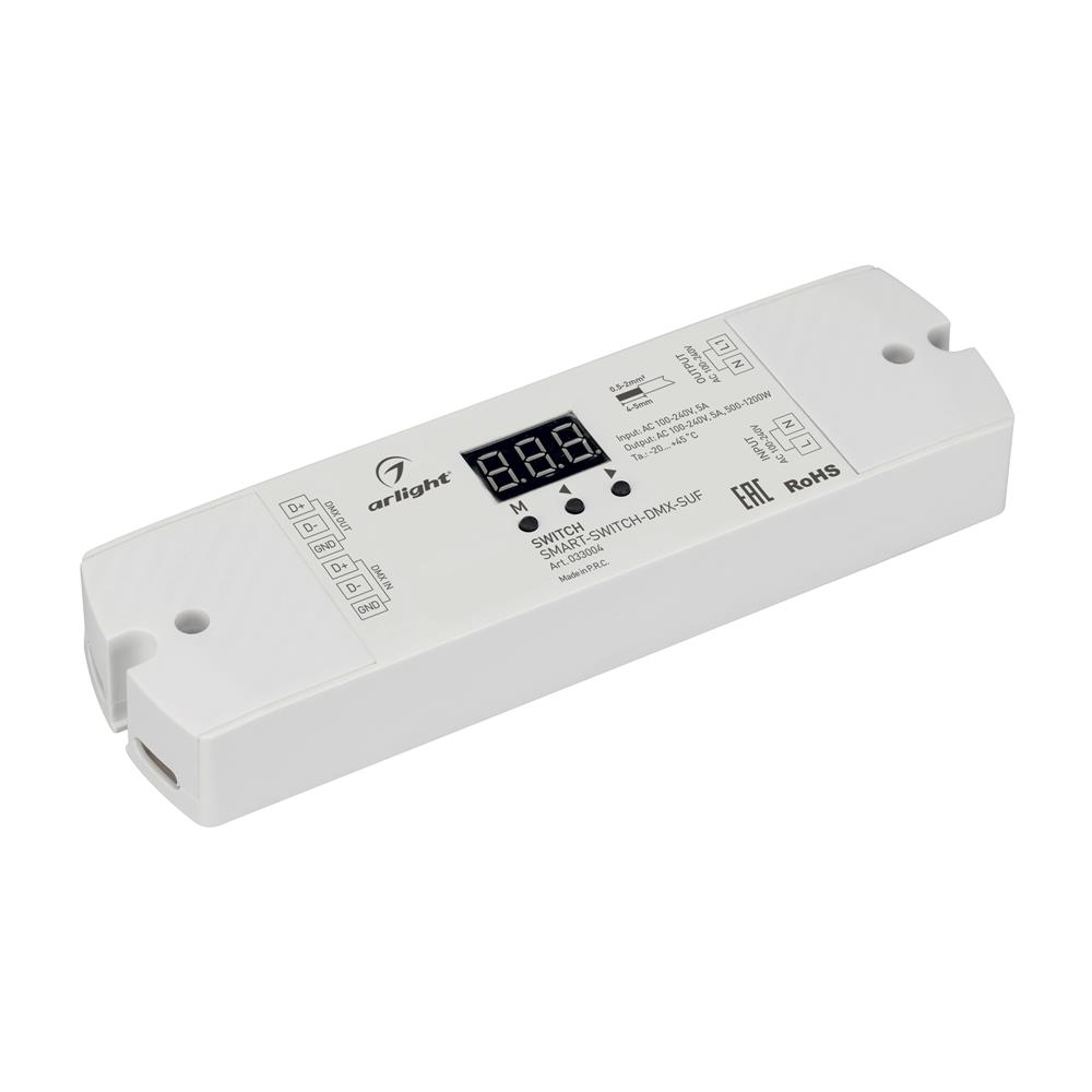 Выключатель Arlight SMART-SWITCH-DMX-SUF (230V, 5A)