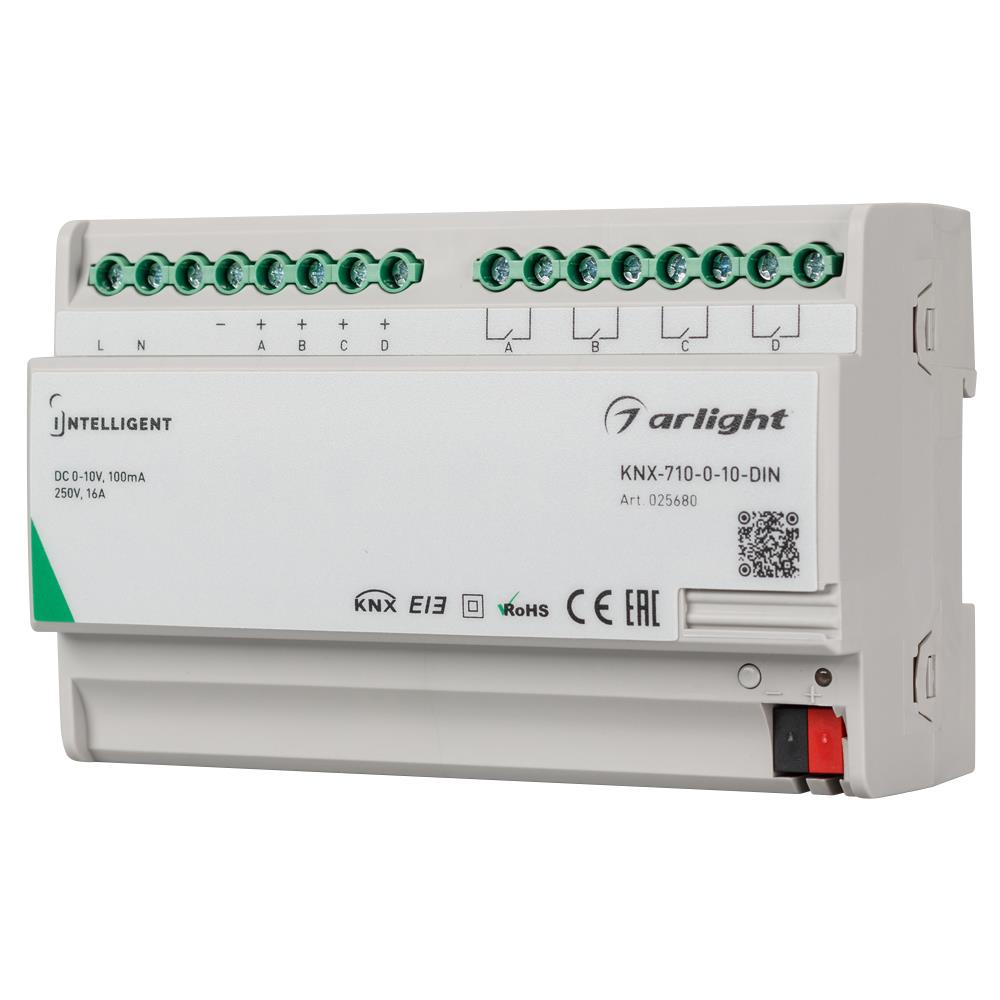 Конвертер Arlight KNX-710-0-10-DIN (230V, 4x0/1-10, 4x16A)