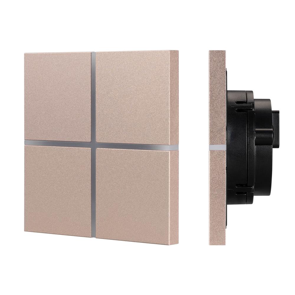 Сенсорная панель Arlight KNX-304-13-IN Champagne (BUS, Frameless)