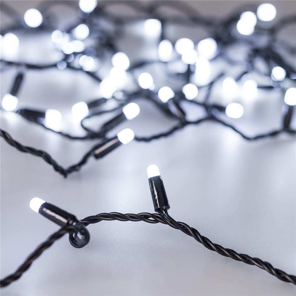 Светодиодная гирлянда Ardecoled ARD-STRING-CLASSIC-10000-BLACK-100LED-MILK-STD White (230V, 7W)