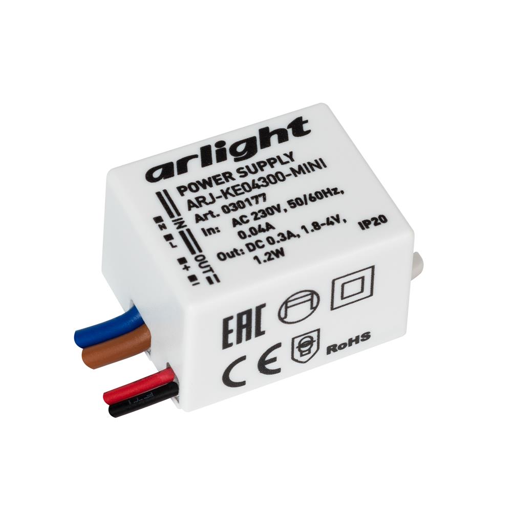 Блок питания Arlight ARJ-KE04300-MINI (1.2W, 300mA)