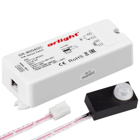 Датчик Arlight SR-8004-DC black (12-36V, 96-288W, PIR-Sensor)