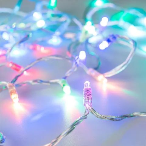 Светодиодная гирлянда Ardecoled ARD-STRING-CLASSIC-6000-CLEAR-40LED-LIVE RGB-SPI (12V, 26W)