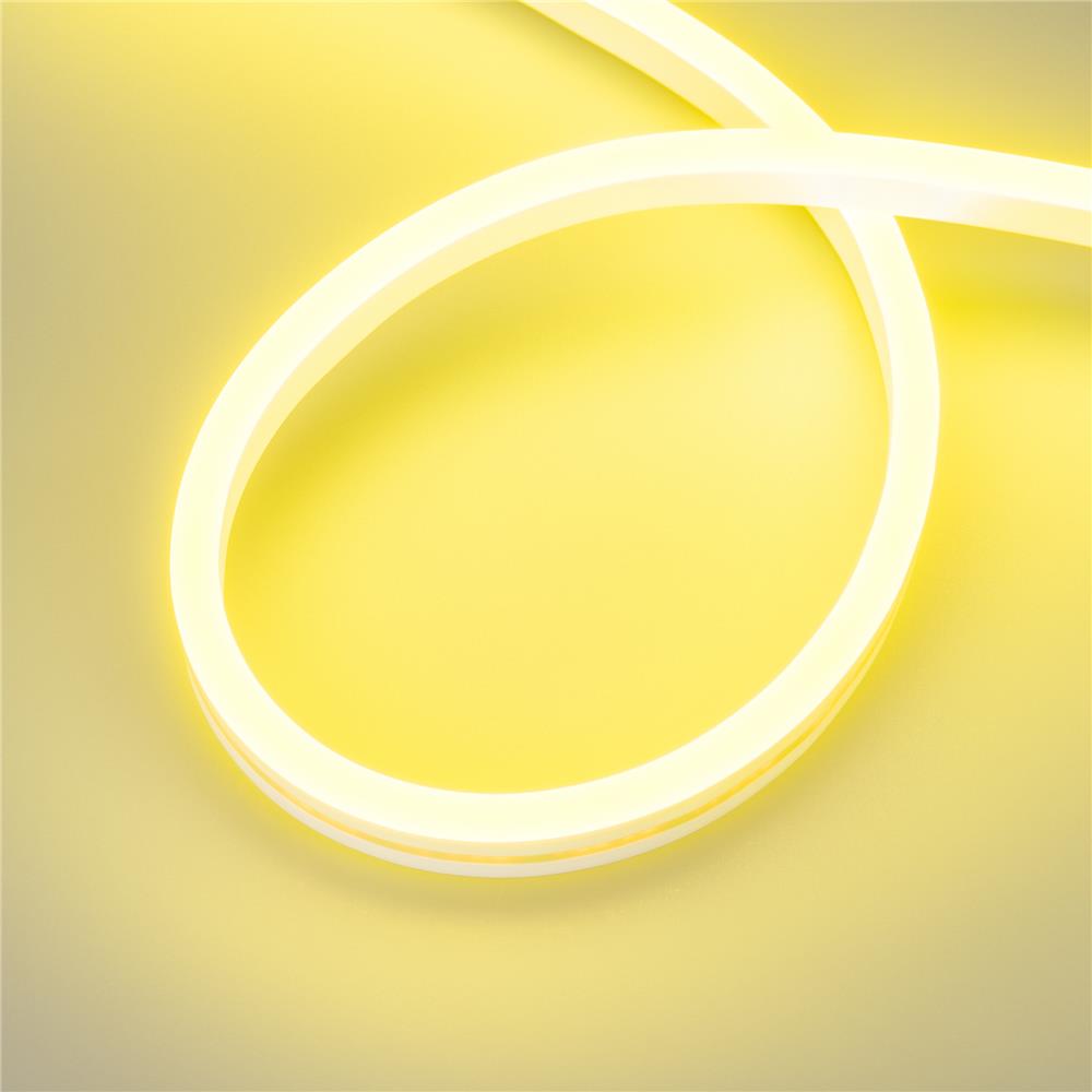 Светодиодная лента герметичная Arlight AURORA-PS-A120-16x8mm 24V Lemon (10 W/m, IP65, 2835, 5m)