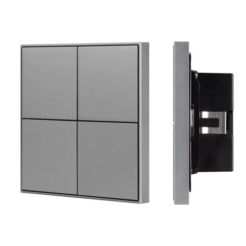 Кнопочная панель Arlight KNX-304-23-IN Grey (BUS, Frame)